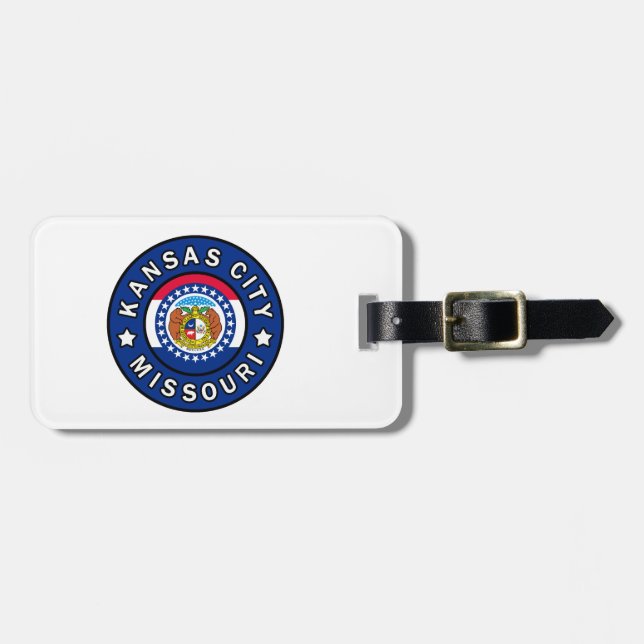 Kansas City Missouri Luggage Tag (Front Horizontal)