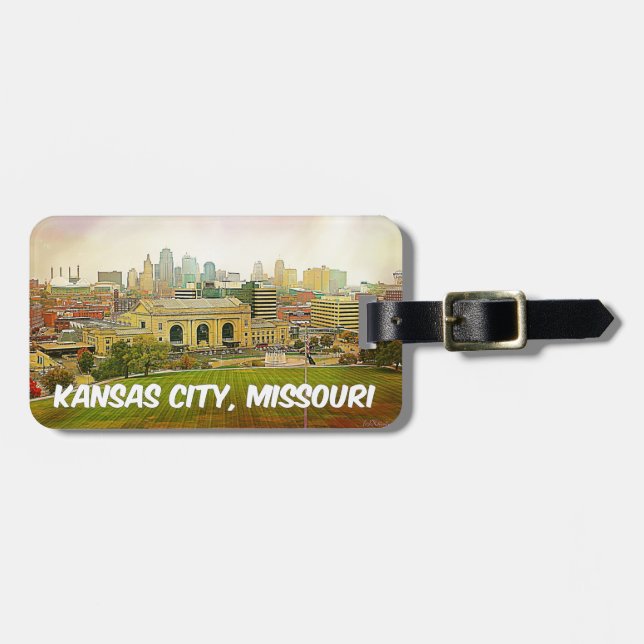Kansas City, Missouri Luggage Tag (Front Horizontal)
