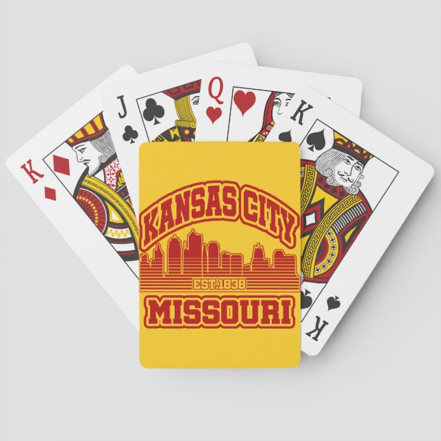 Kansas City,Missouri Playing Cards (Back)