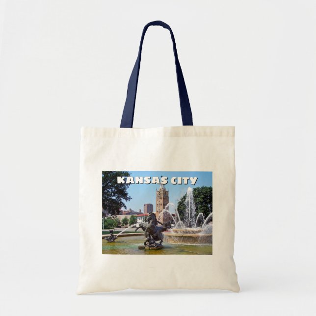 Kansas City Missouri Plaza Fountain Photo  Tote Bag (Front)