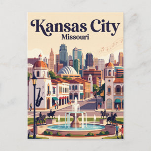 Kansas City, Missouri Postcard