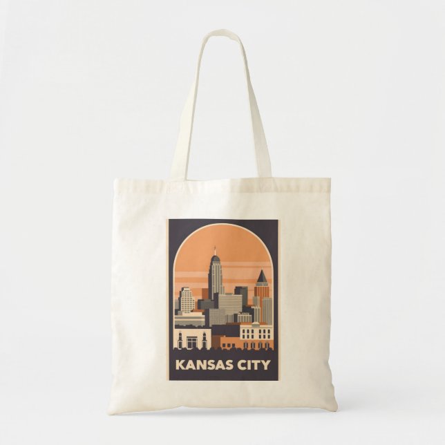 Kansas City, Missouri Tote Bag (Front)