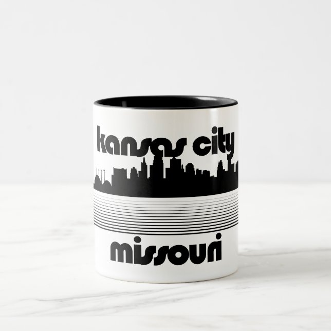 Kansas City Missouri Two-Tone Coffee Mug (Center)