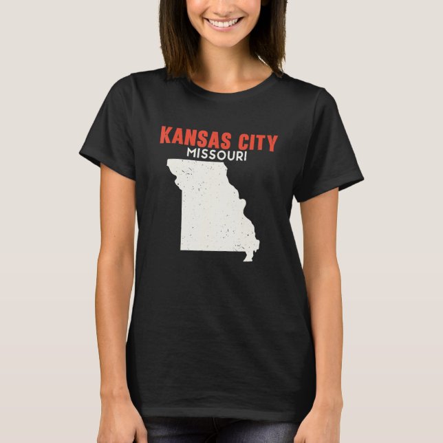 Kansas City Missouri USA State America Travel Miss T-Shirt (Front)