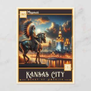 Kansas City, Missouri     Vintage Postcard