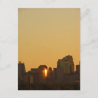 Kansas City MO from a distance Postcard