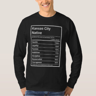 Kansas City Native Funny Nutrition Pride T-Shirt