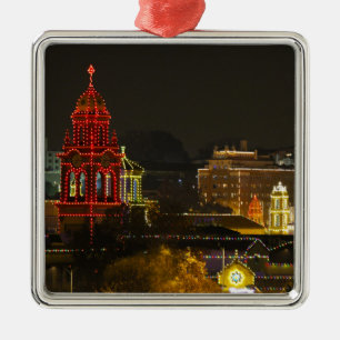Kansas City Plaza Lights Metal Tree Decoration