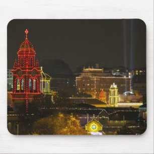 Kansas City Plaza Lights Mouse Mat