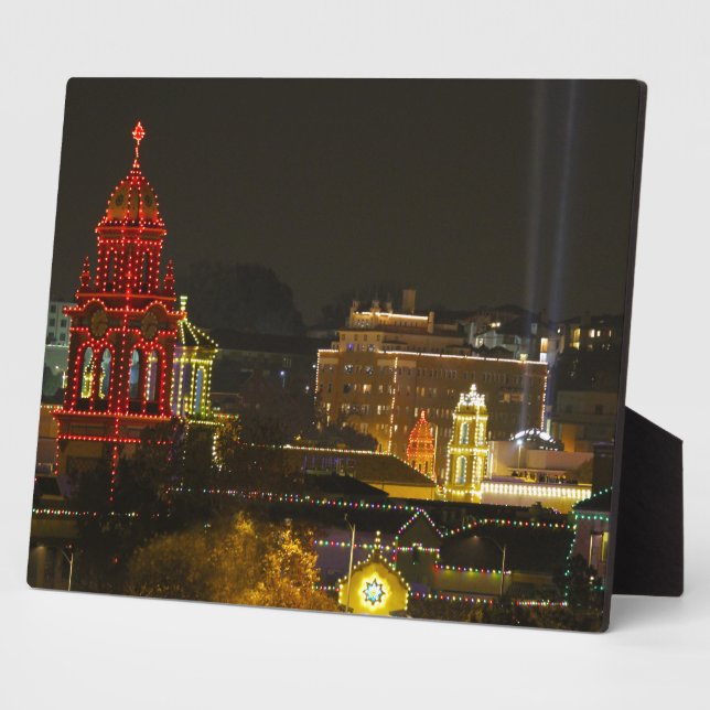 Kansas City Plaza Lights Plaque (Side)