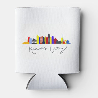 Kansas City Skyline Can Cooler