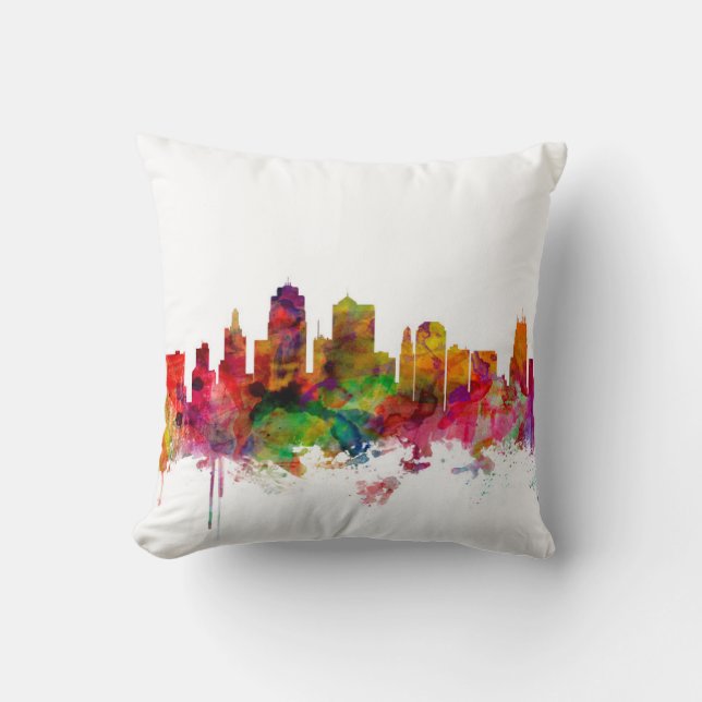 Kansas City Skyline Cushion (Front)