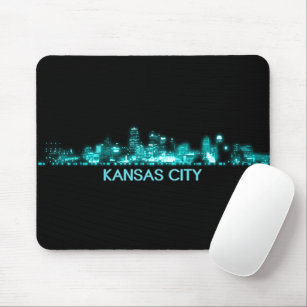 Kansas City Skyline Mouse Mat