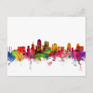 Kansas City Skyline Postcard