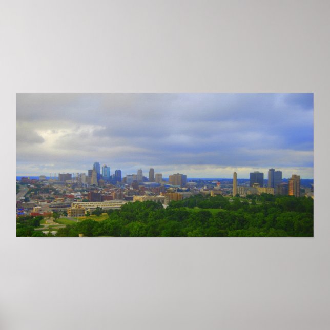 Kansas City Skyline Print (Front)