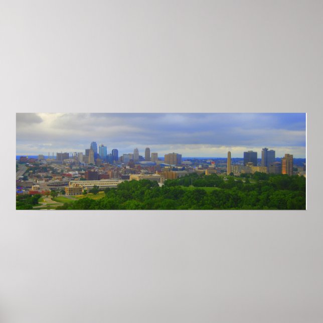 Kansas City Skyline Print (Front)