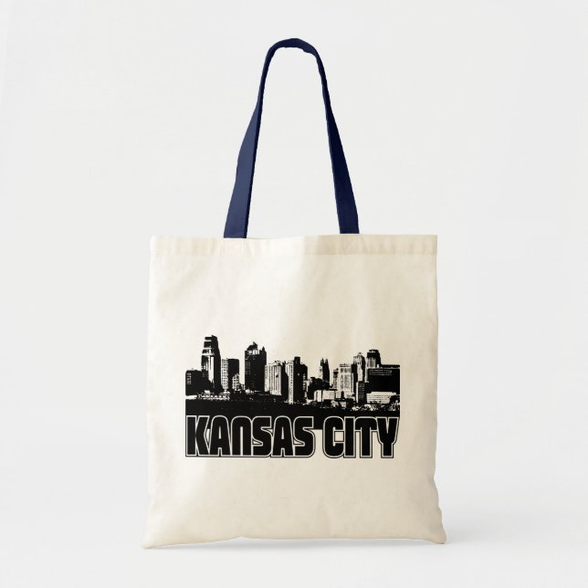 Kansas City Skyline Tote Bag (Front)