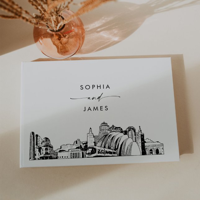 Kansas City Skyline Wedding Guest Book (Creator Uploaded)