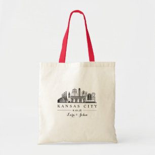 Kansas City Skyline Wedding Welcome Bag