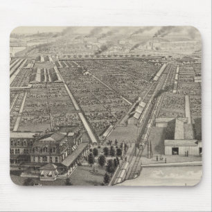 Kansas City Stock Yards, Kansas City, Kansas Mouse Mat