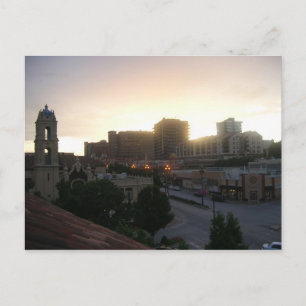 Kansas City Sunset Postcard