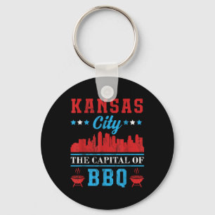 Kansas City The Capital Of Bbq  Key Ring