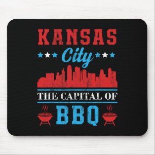 Kansas City The Capital Of Bbq Mouse Mat