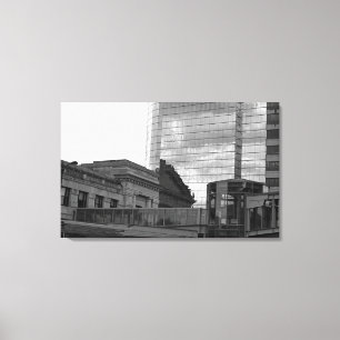 Kansas City The Link Architecture Photo Canvas Print