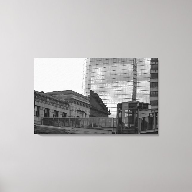 Kansas City The Link Architecture Photo Canvas Print (Front)
