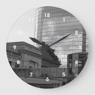 Kansas City The Link Architecture Photo Large Clock