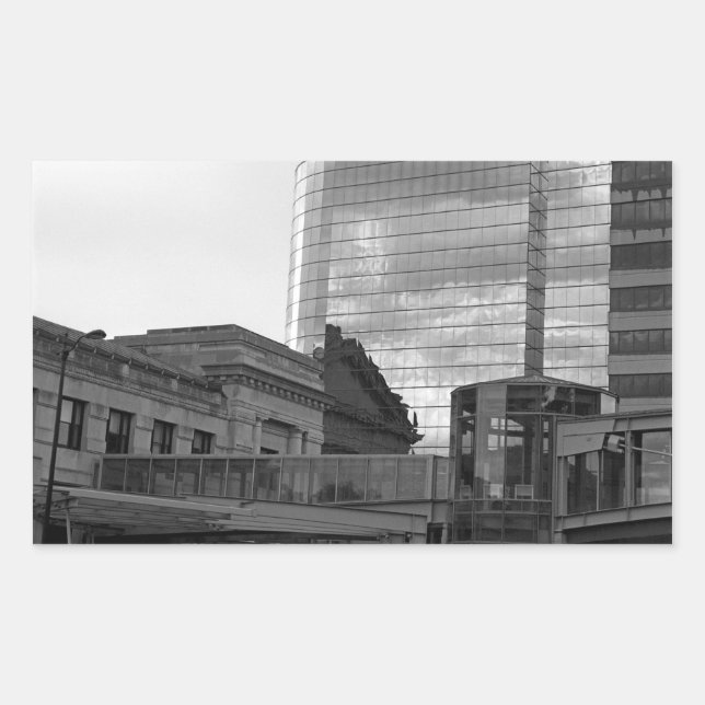 Kansas City The Link Architecture Photo Rectangular Sticker (Front)