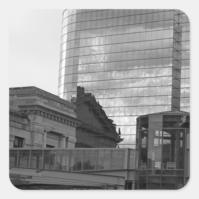 Kansas City The Link Architecture Photo Square Sticker (Front)