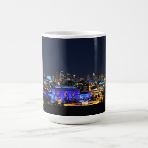 Kansas City Union Station in Blue Coffee Mug