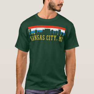 Kansas City Vintage Skyline Retro Souvenir Gift  T-Shirt