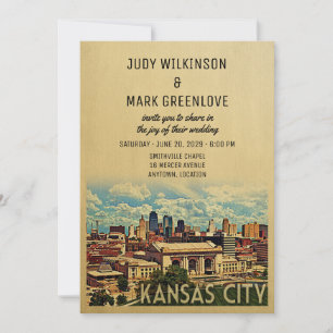Kansas City Wedding Invitation Missouri