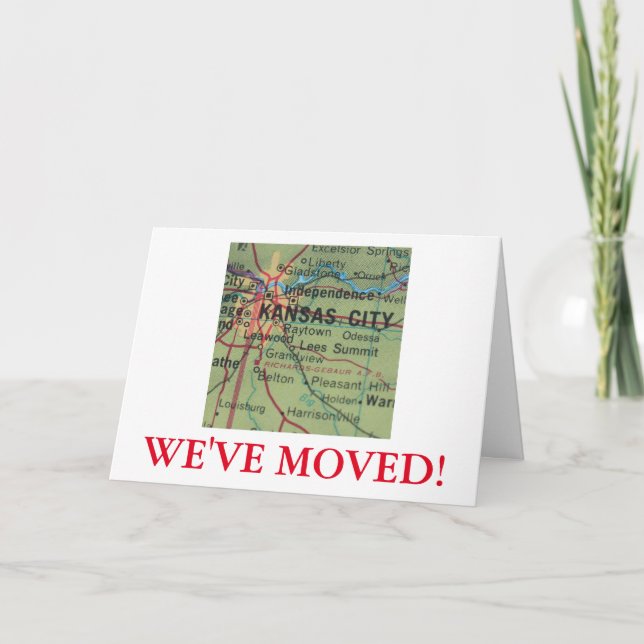 Kansas City We've Moved address announcement (Front)
