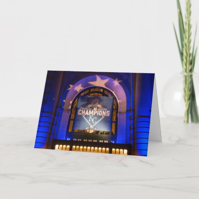 Kansas City World Champs Greeting Card (Front)