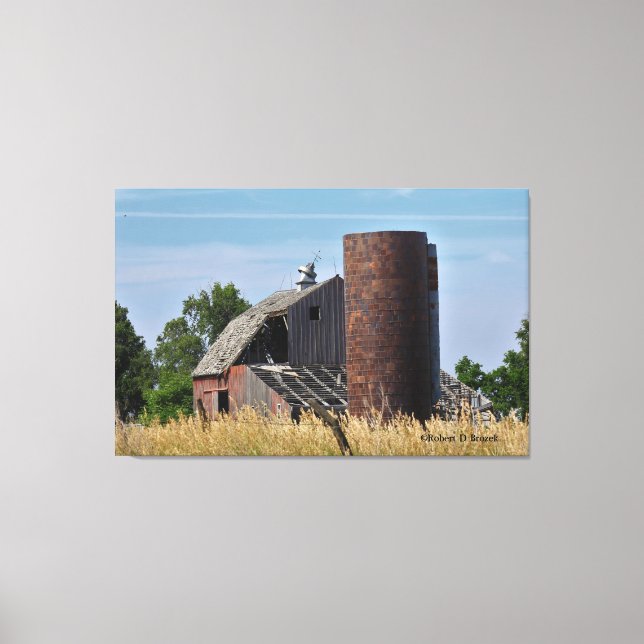 Kansas Country Barn Canvas Print (Front)