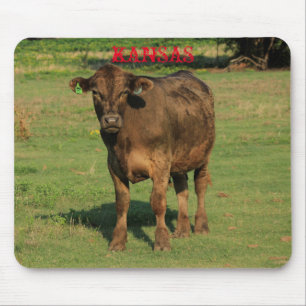 Kansas Country Cow Mouse Mat