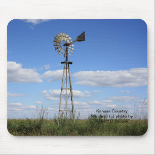 Kansas Country Windmill Mouse Mat