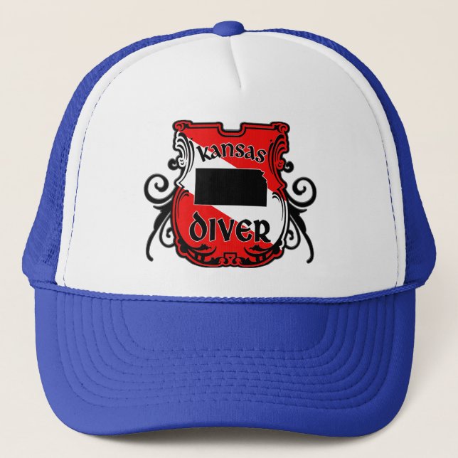 Kansas Diver Trucker Hat (Front)