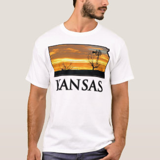 Kansas Farm Windmill T-Shirt