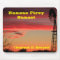 Kansas Firey Sunset Mouse Pad