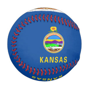 Kansas flag baseball