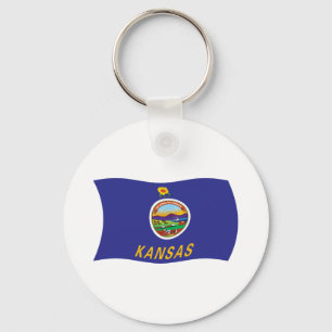 Kansas Flag Keychain