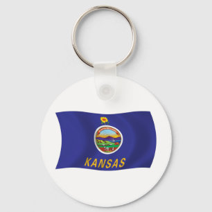 Kansas Flag Keychain