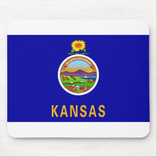 Kansas flag mouse mat