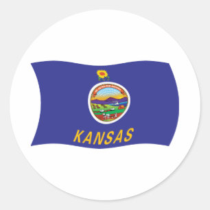 Kansas Flag Sticker