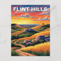 Kansas Flint Hills Travel Souvenir