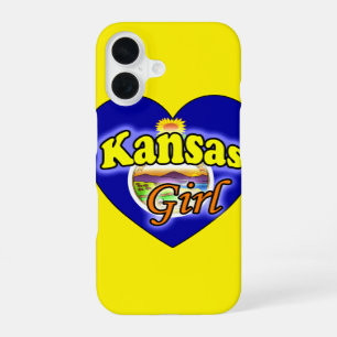 Kansas Girl iPhone 16 Case